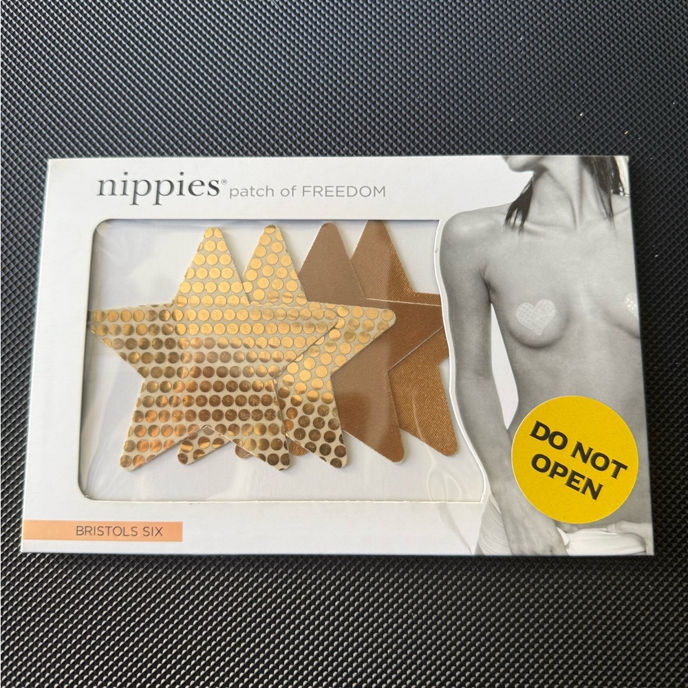 Nippies Gold and Tan Star Pasties